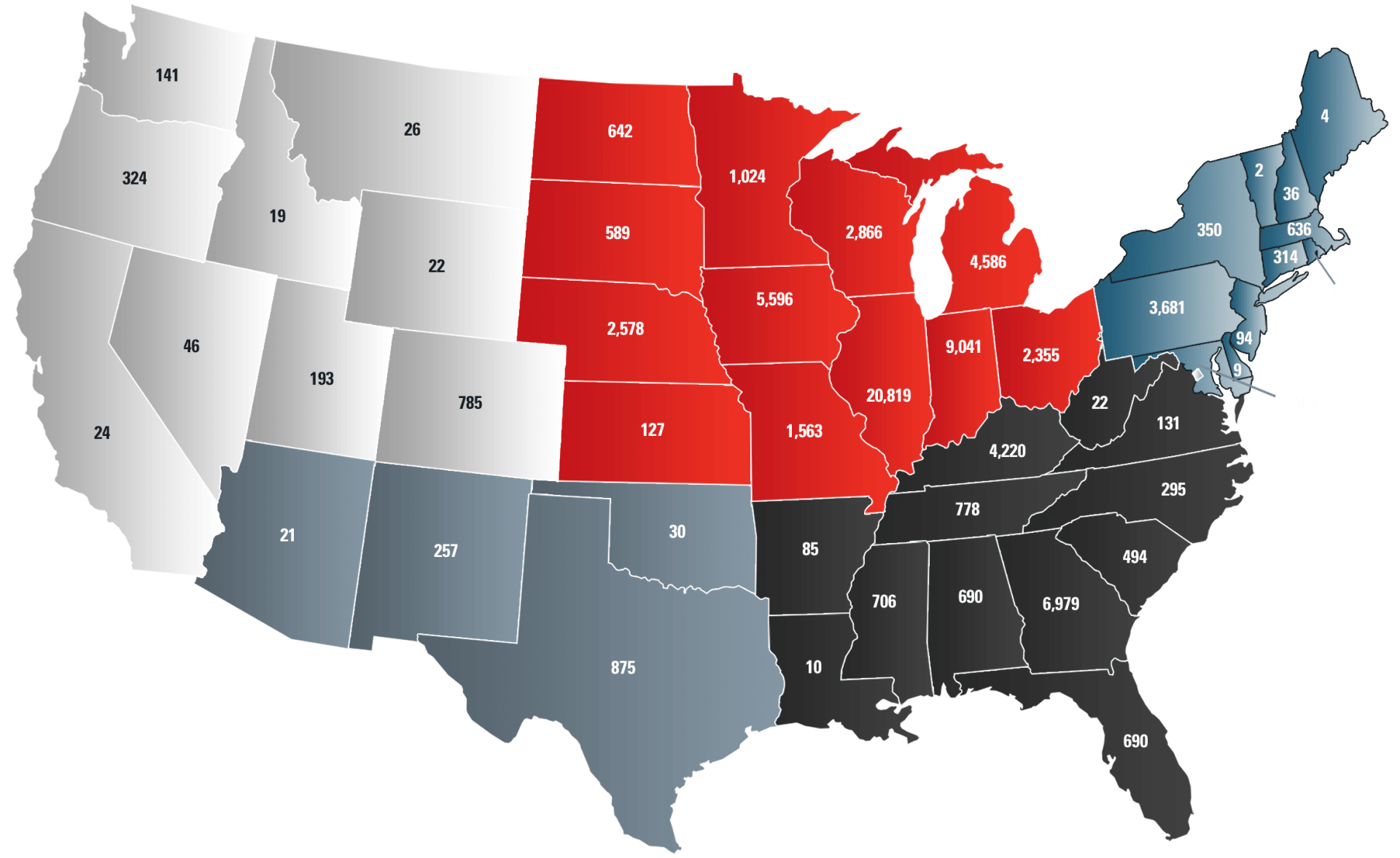 2023 destinations map nussbaum transportation